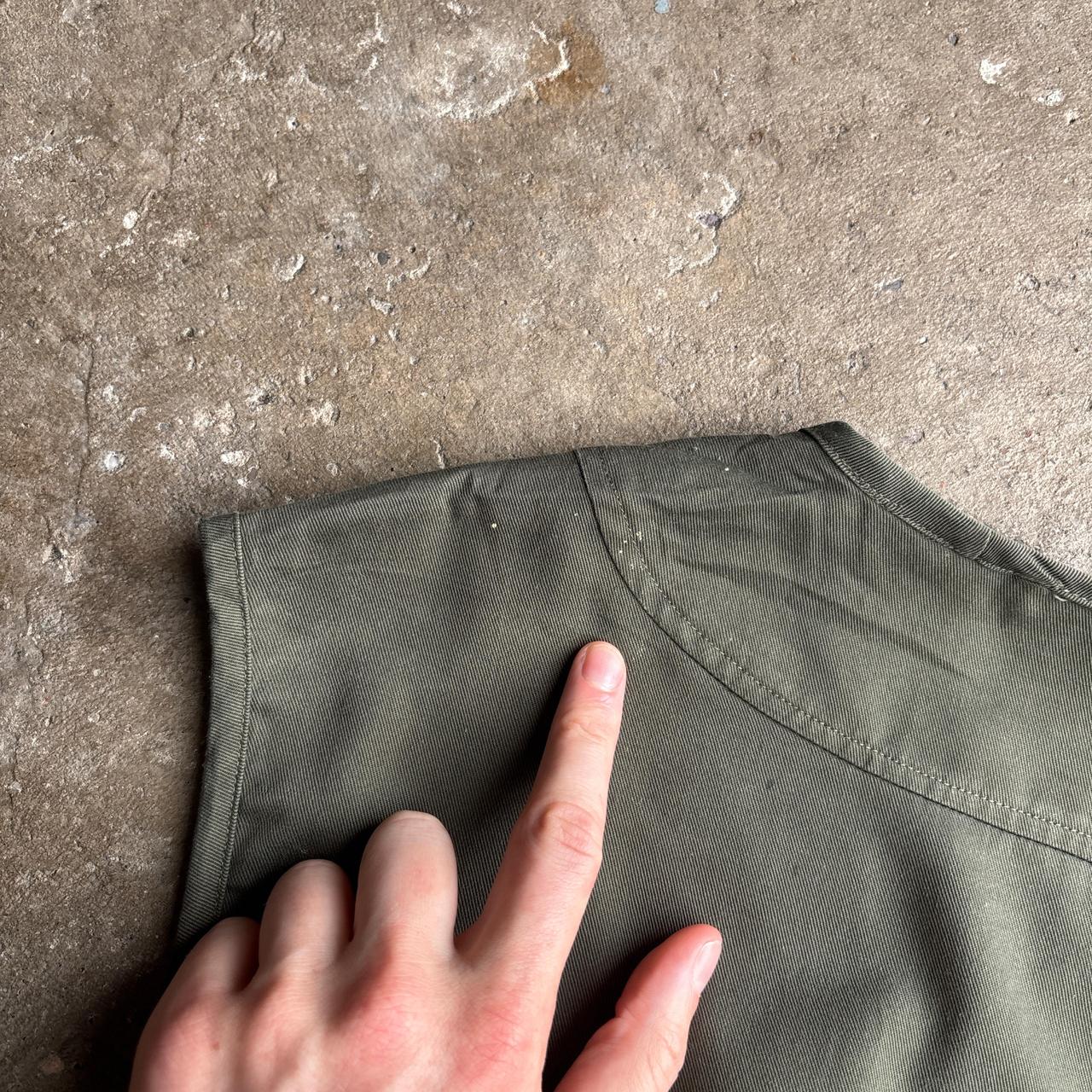 Khaki Green Technical Vest Jacket - XL