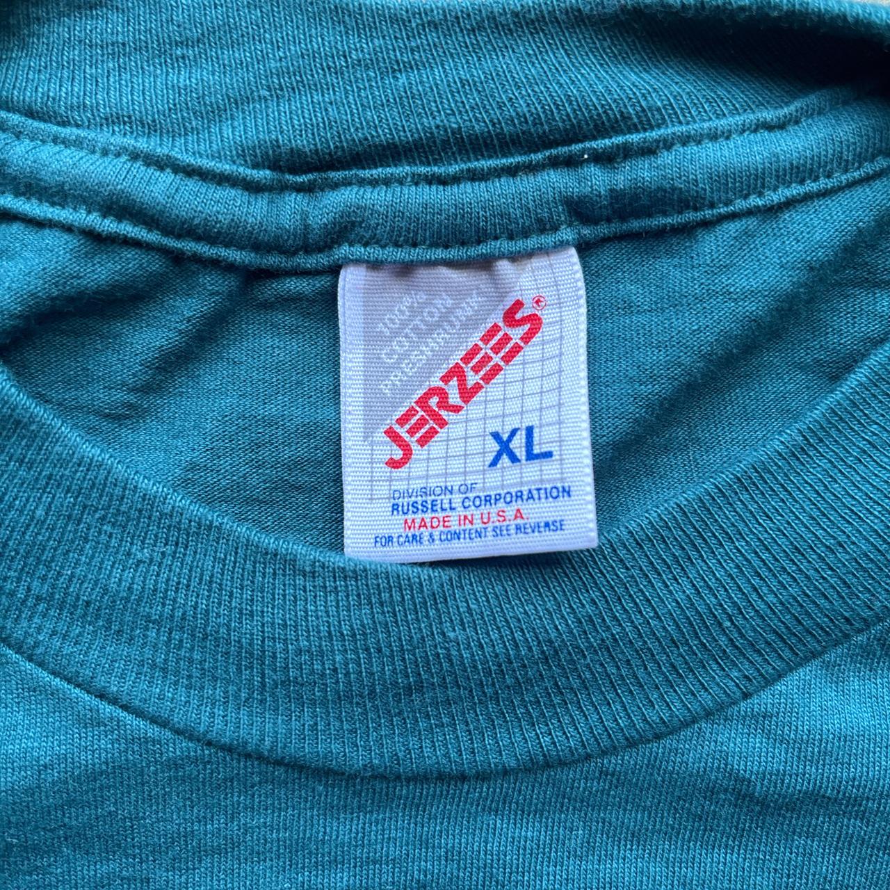 Teal/Blue Vintage Graphic Elk T-Shirt