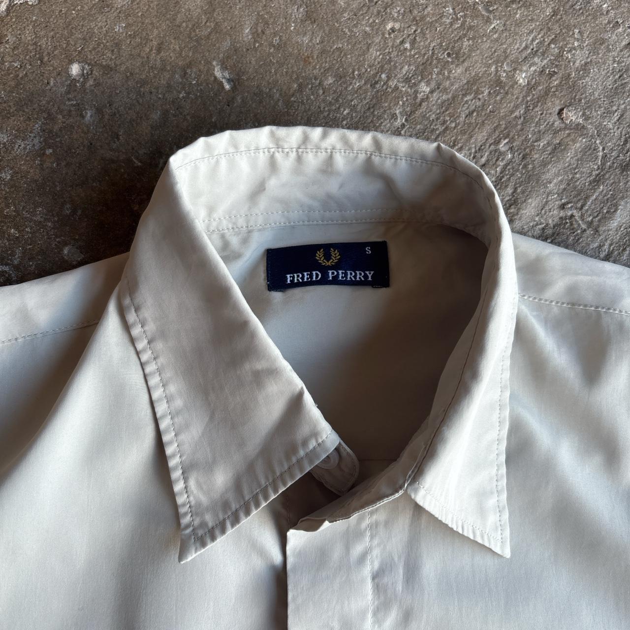Vintage cream Fred Perry short-sleeved shirt
