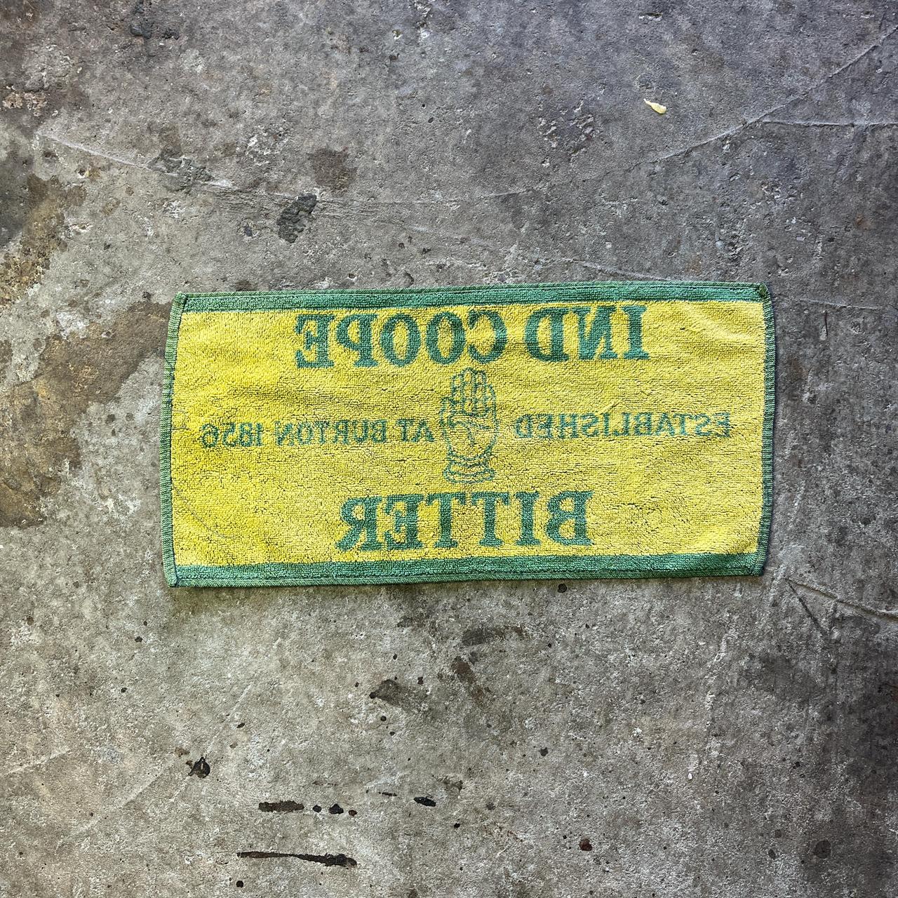 90s cotton ‘Ind Coope’ beer towel