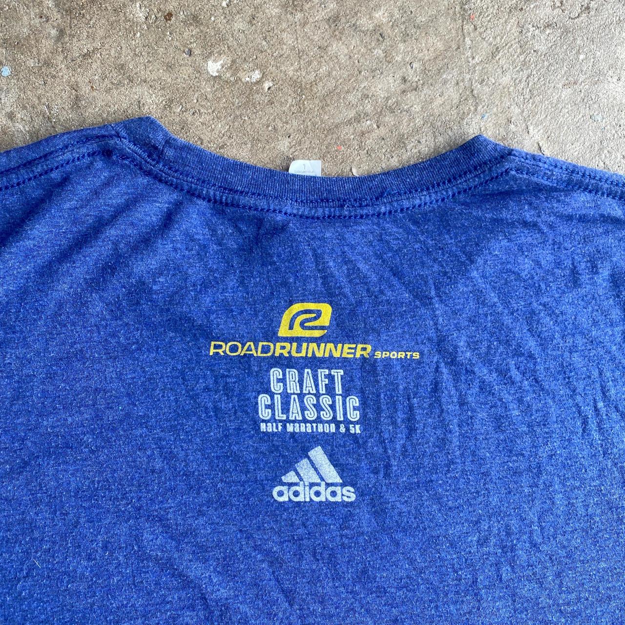 Blue Graphic Adidas Beer T-Shirt - L
