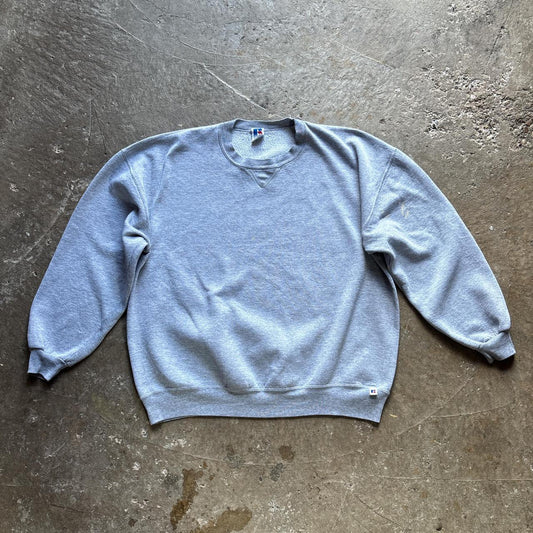 90s Grey Russell Athletic sweatshirt - XXL