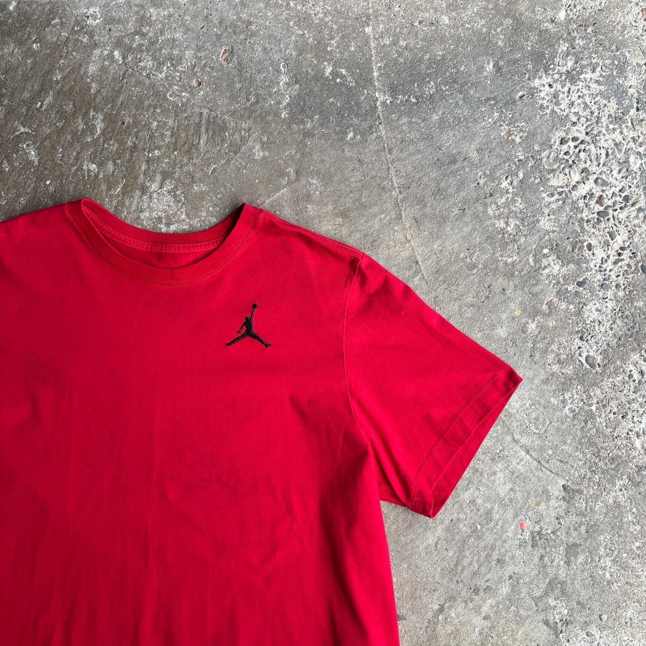Red Air Jordan Logo T-Shirt
