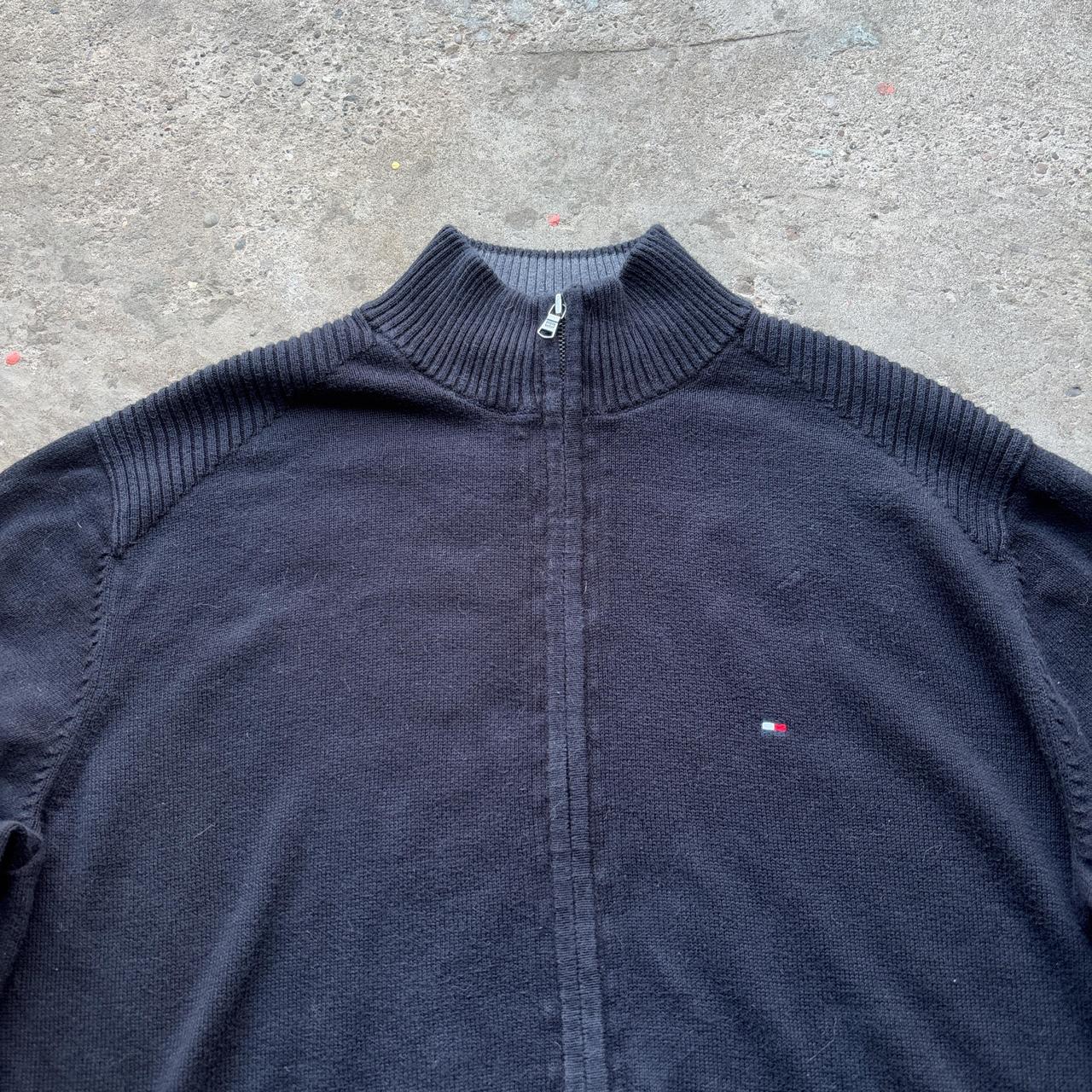 Black Tommy Hilfiger knitted jacket