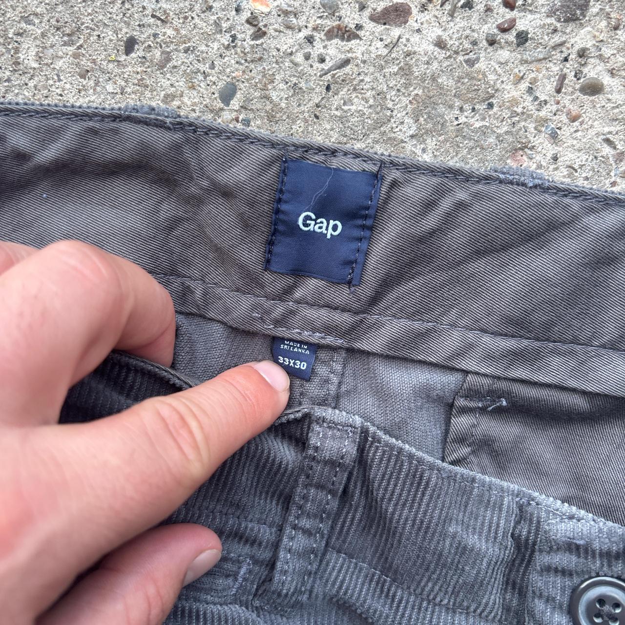 Grey Gap Corduroy trousers - W33