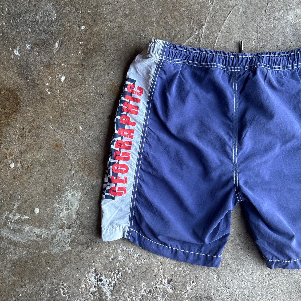 Purple & White Napapirjri Swim Shorts