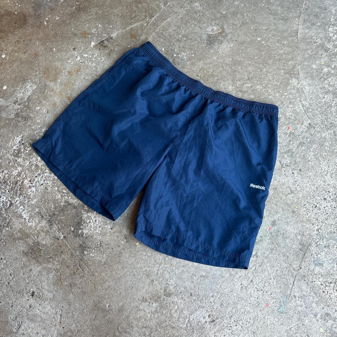 Navy Reebok Sports Shorts