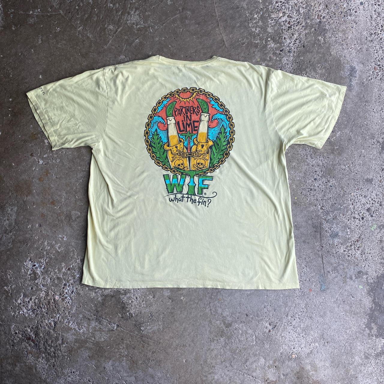 Yellow Graphic Beer T-Shirt - 2XL