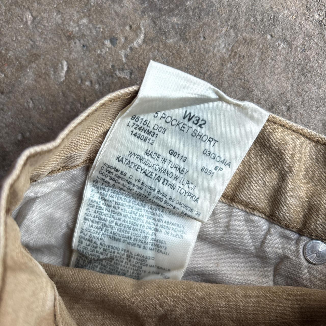 Lee 100% Cotton Khaki/Tan Shorts