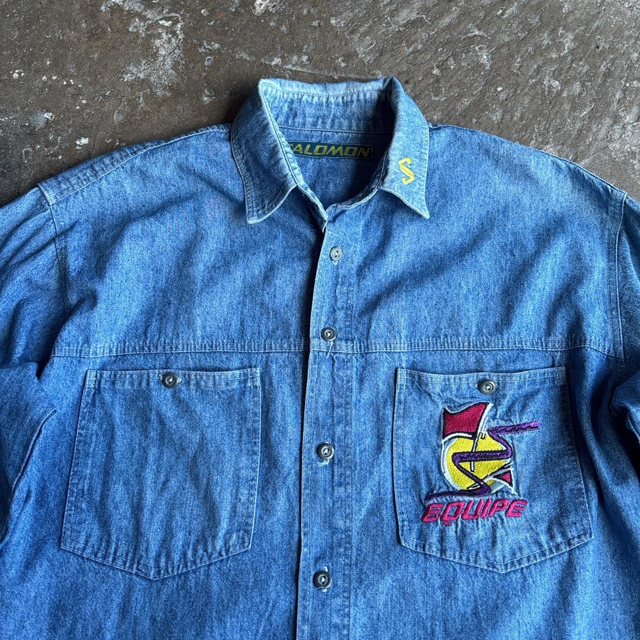 00s Equipe by Salomon denim shirt