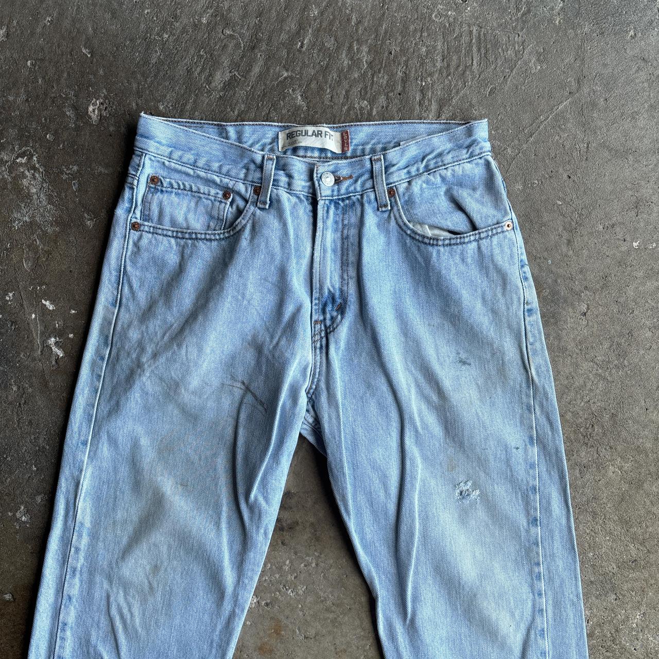 Light Blue Denim Levi’s 505 Regular Fit Jeans