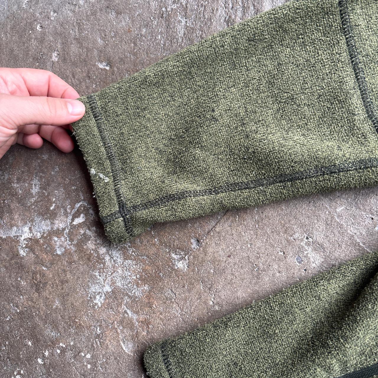 Khaki Green The North Face fleece - L