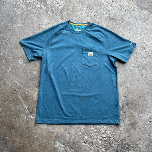 Teal Carhartt Pocket T-Shirt