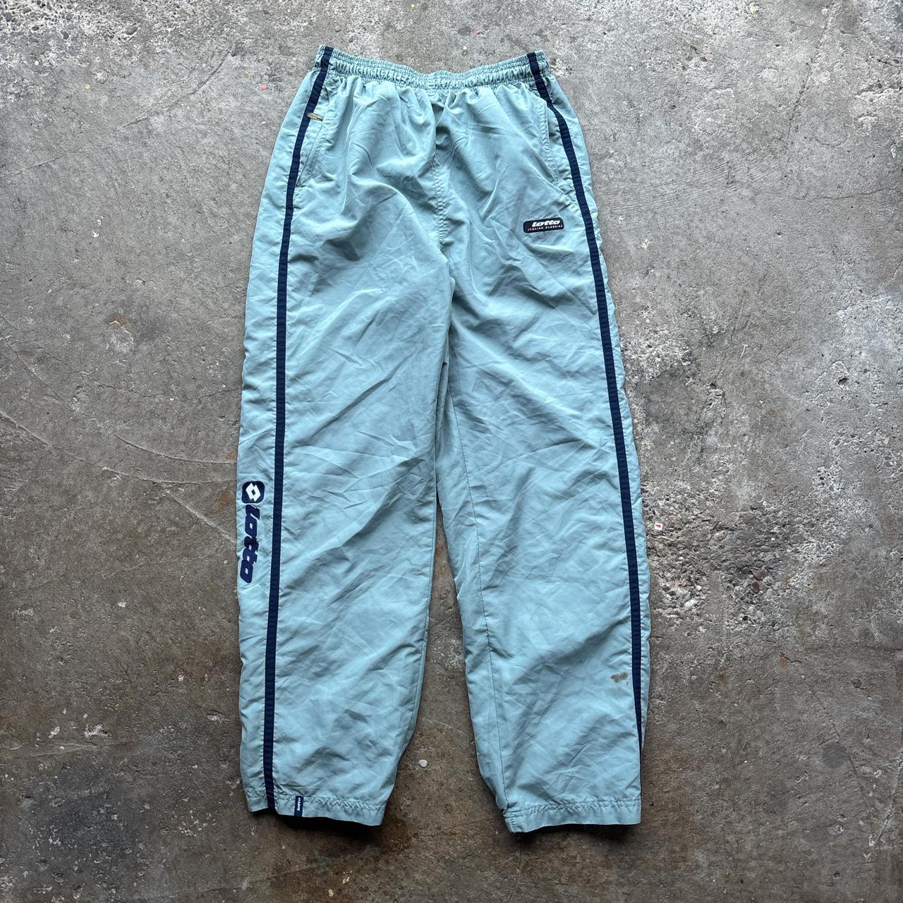 Grey / green Lotto track pants