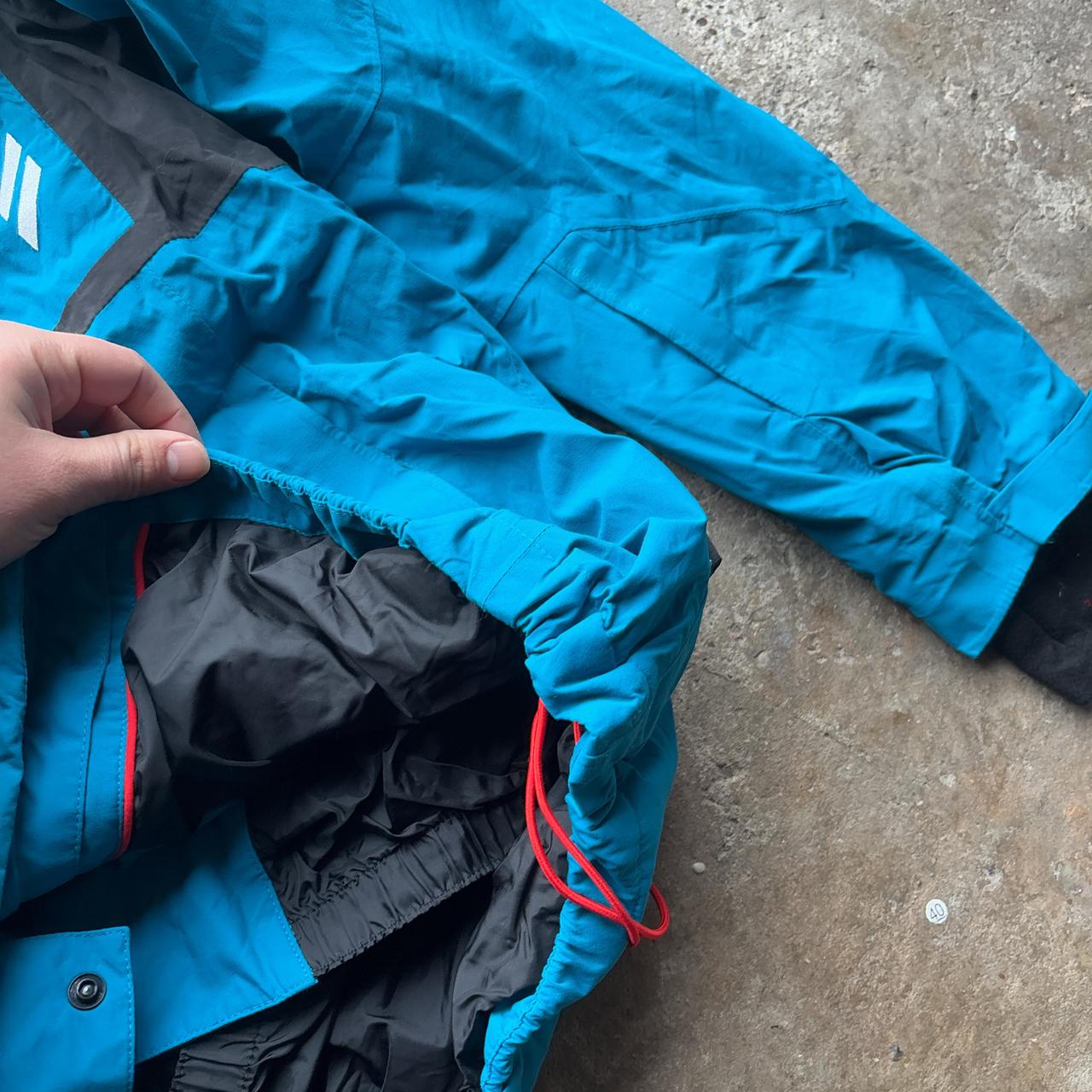 Blue Helly Hansen ski jacket