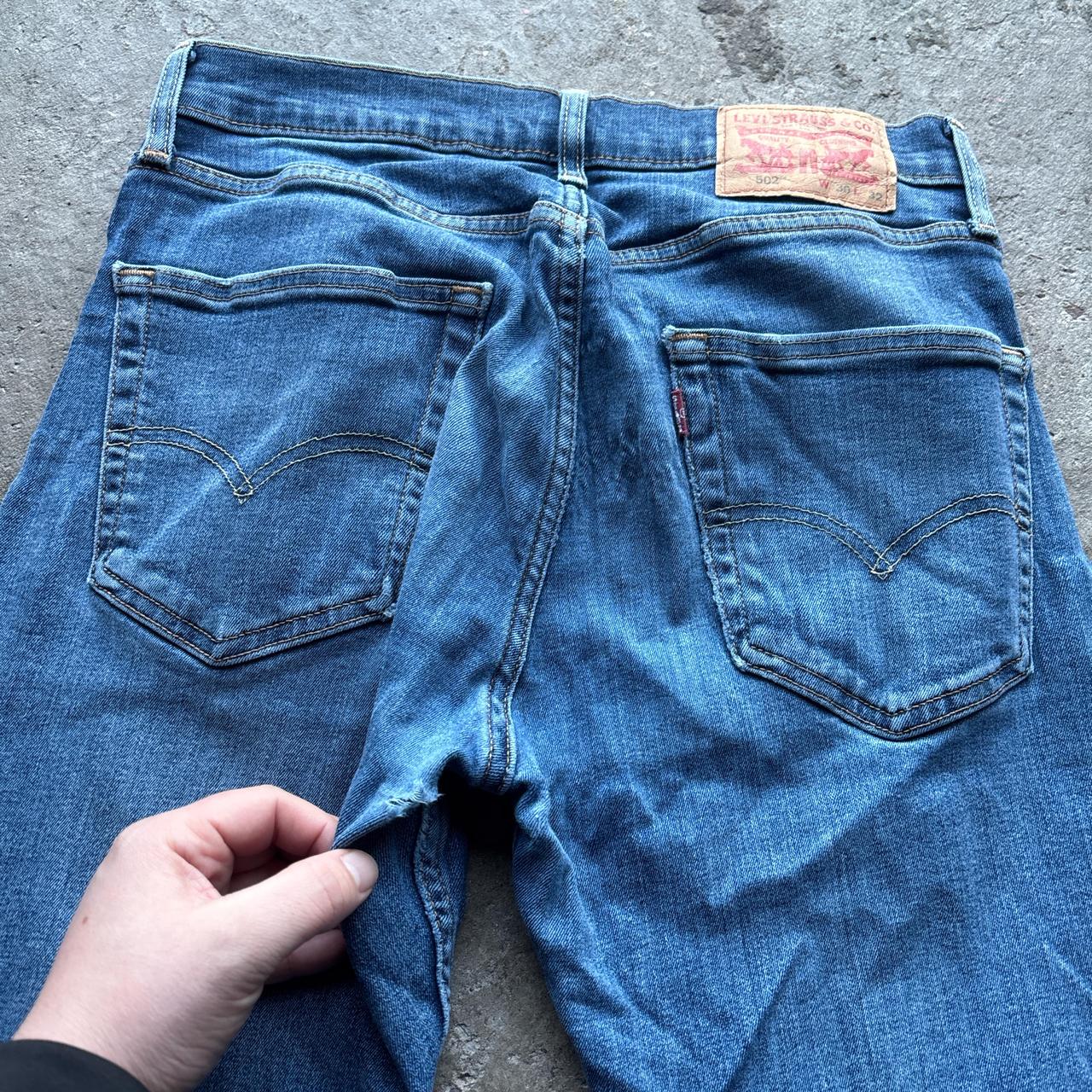 Levi's 502 blue jeans
