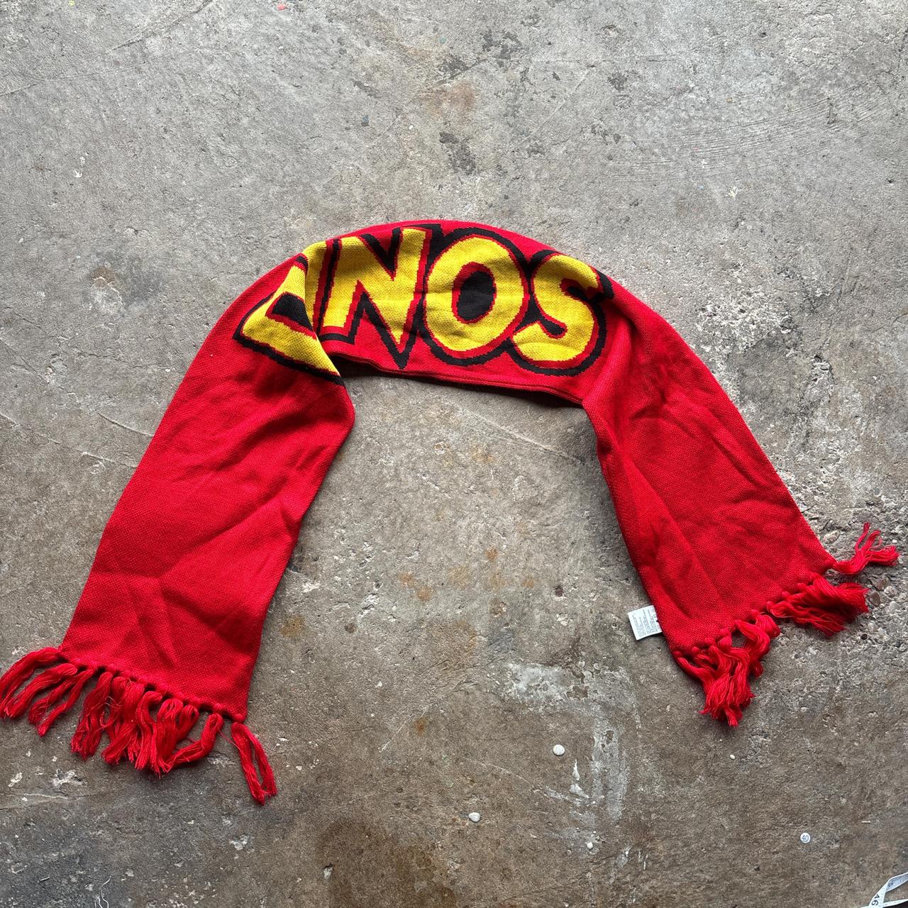 Dinos red and yellow scarf