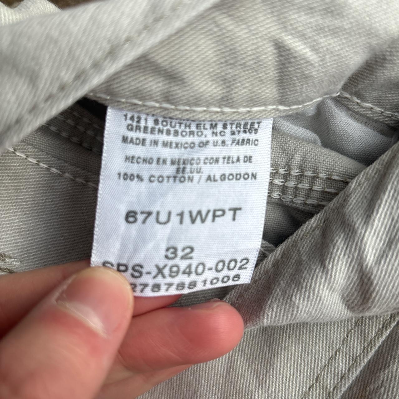Light Cream Wrangler Cotton Carpenter Shorts