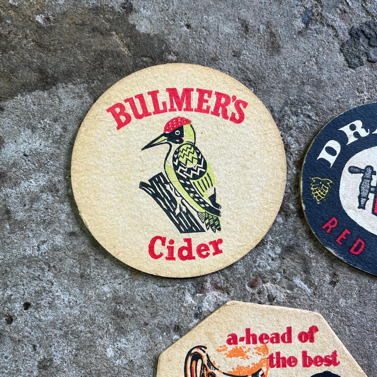 Vintage beer mat collection (group of 5)