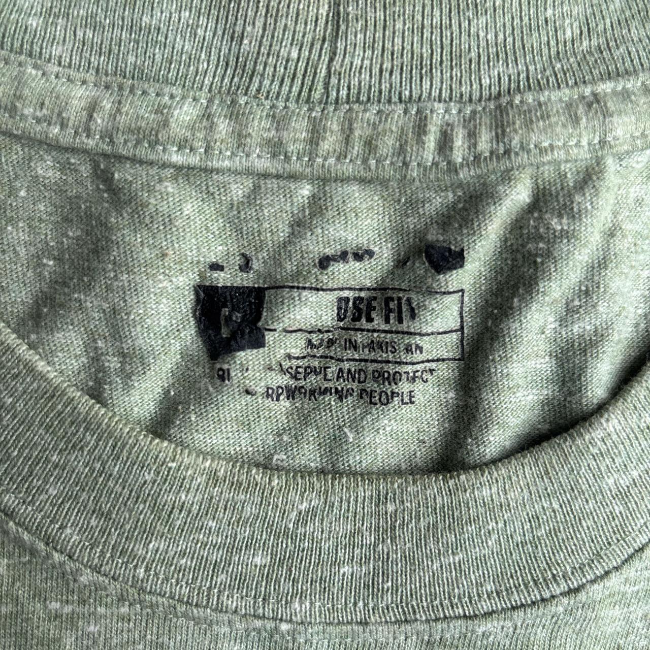 Textured Green Carhartt T-Shirt - XL