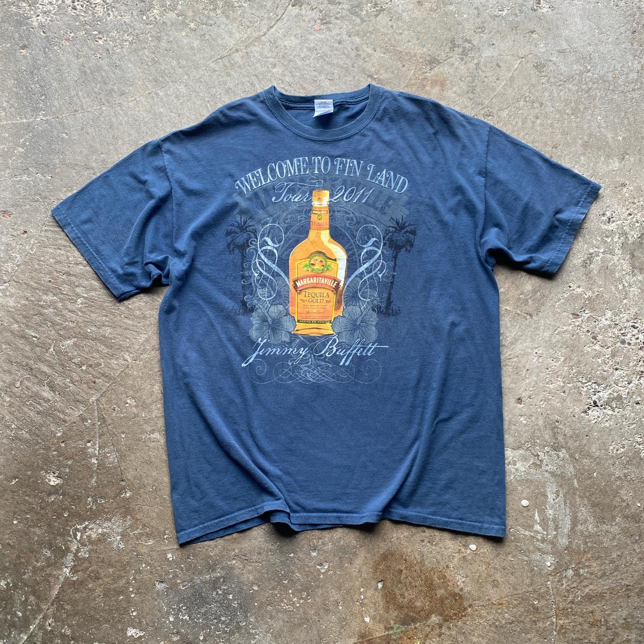 Blue Graphic tee with Margaritaville print - XL