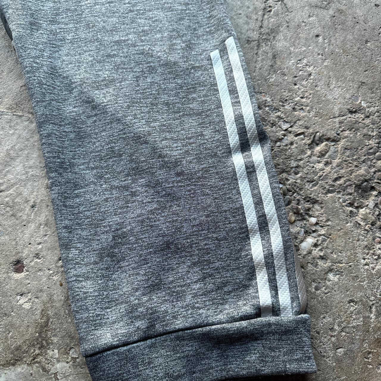 Grey Adidas jogging bottoms