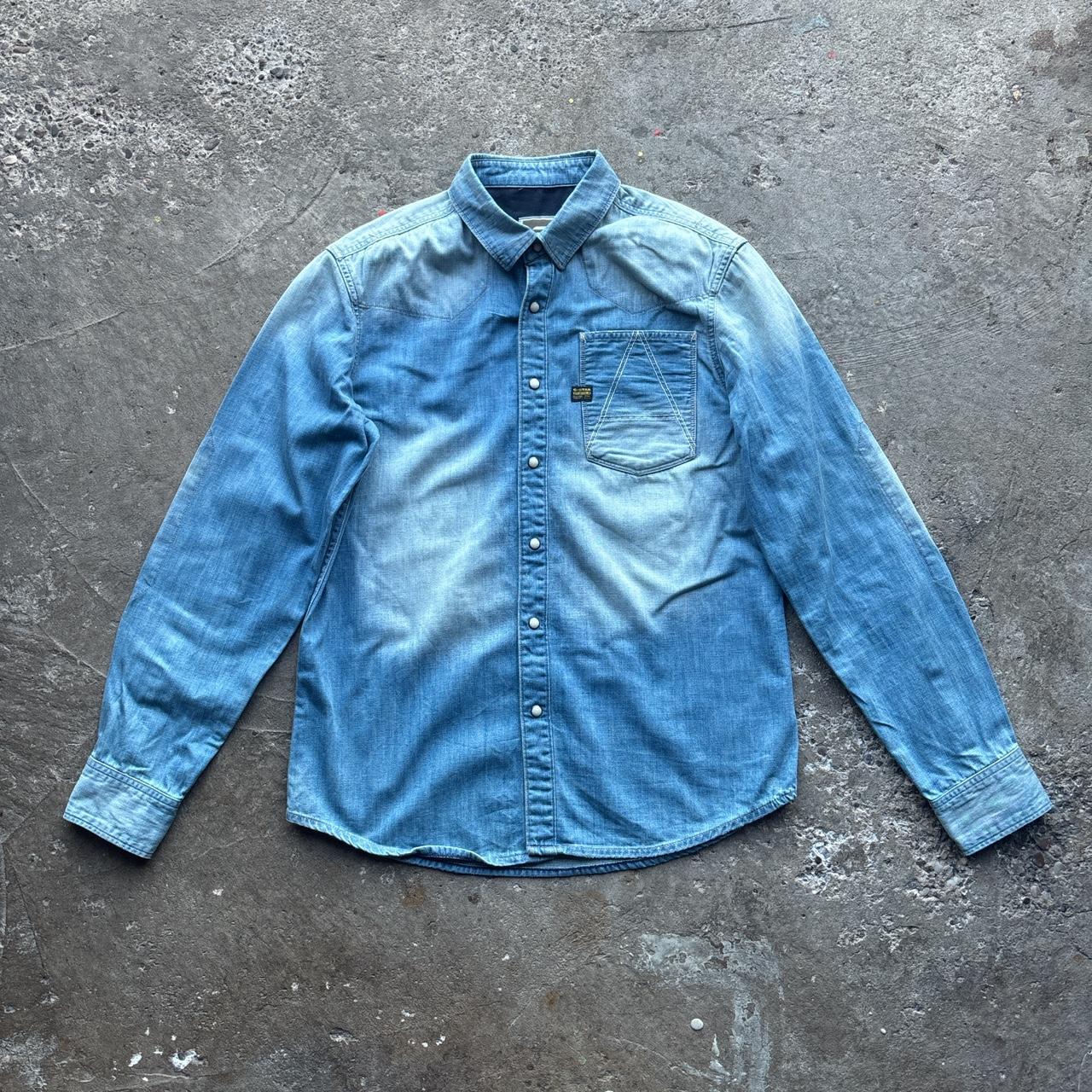 Light blue denim G-Star Raw western shirt