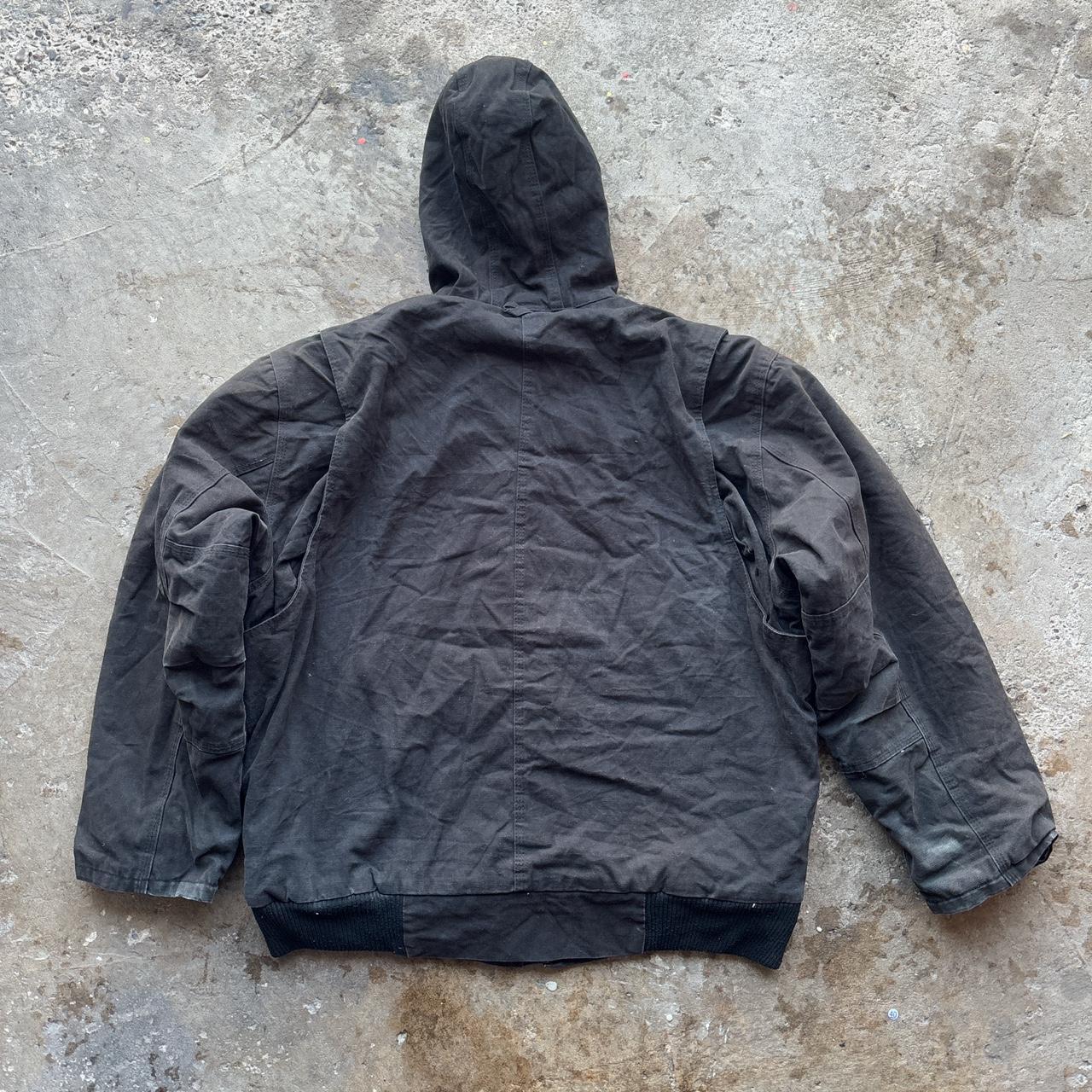 Black workwear active jacket
