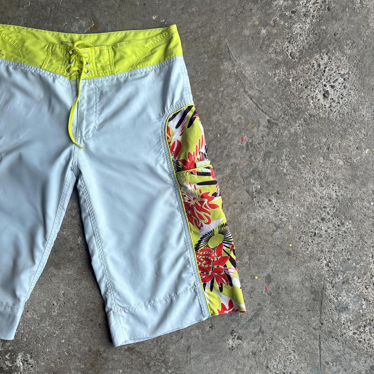Grey & Yellow Oakley Board Shorts
