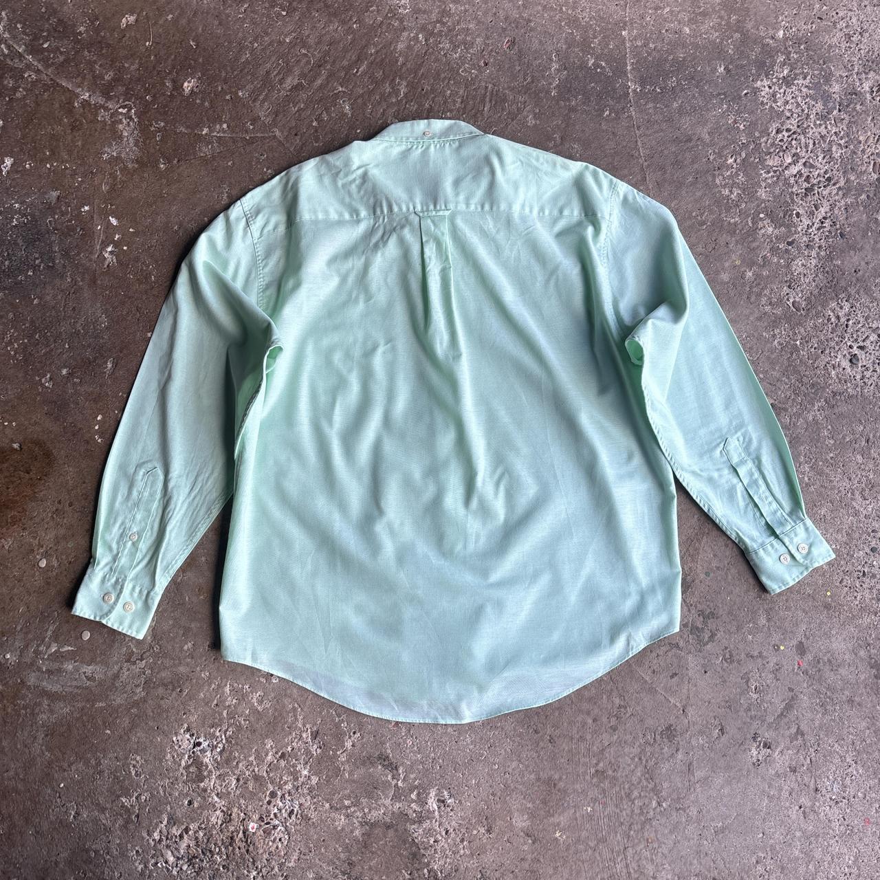 Pastel Green Ben Sherman Long-Sleeve Shirt - XL