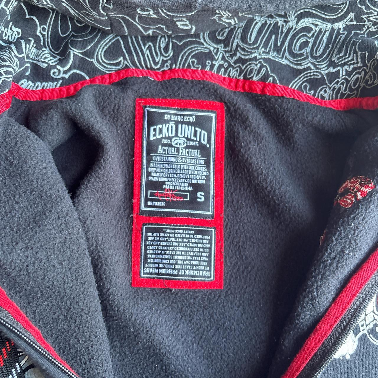 Black ECKO UNLTD Graphic Hoodie