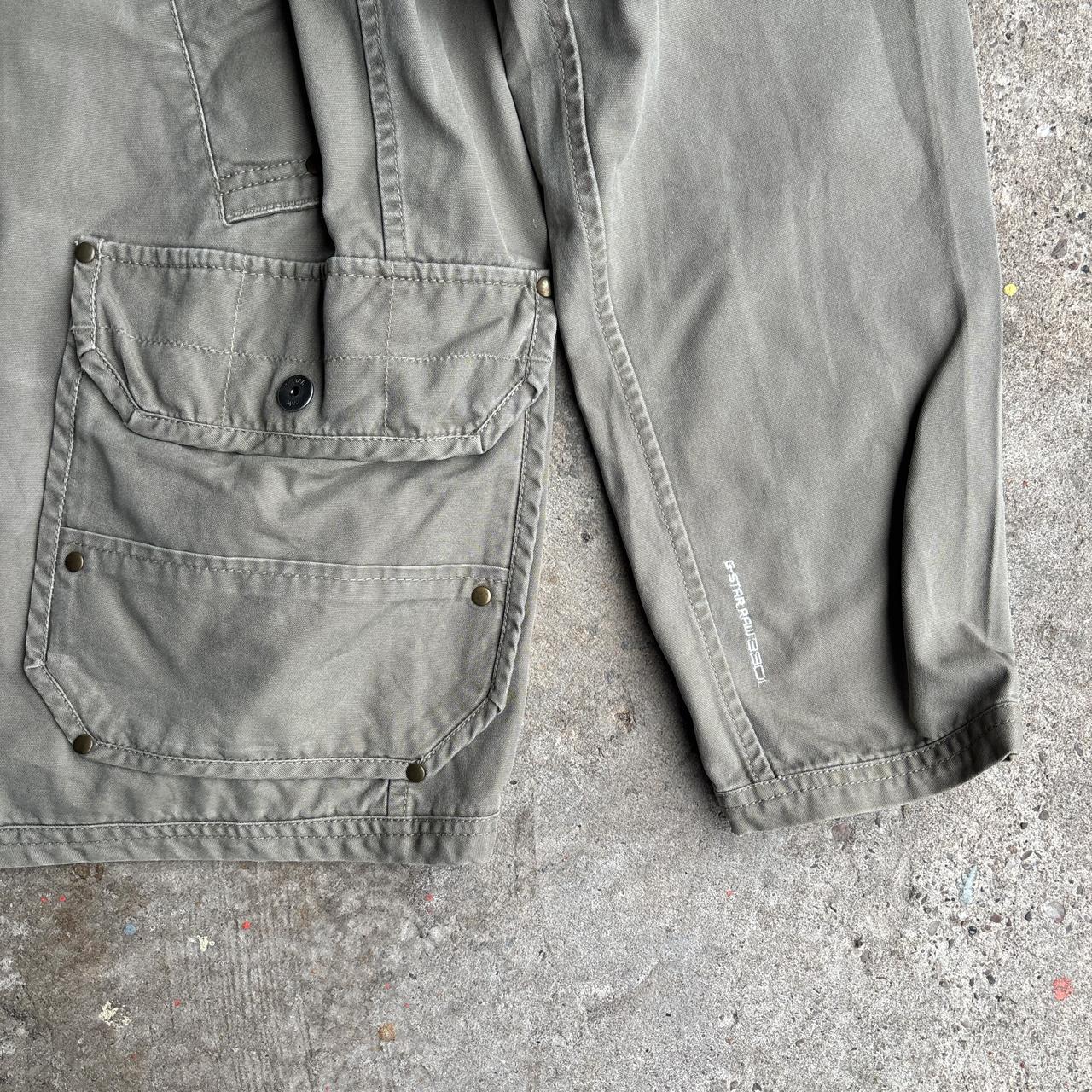 Khaki G-STAR RAW Military Style Jacket