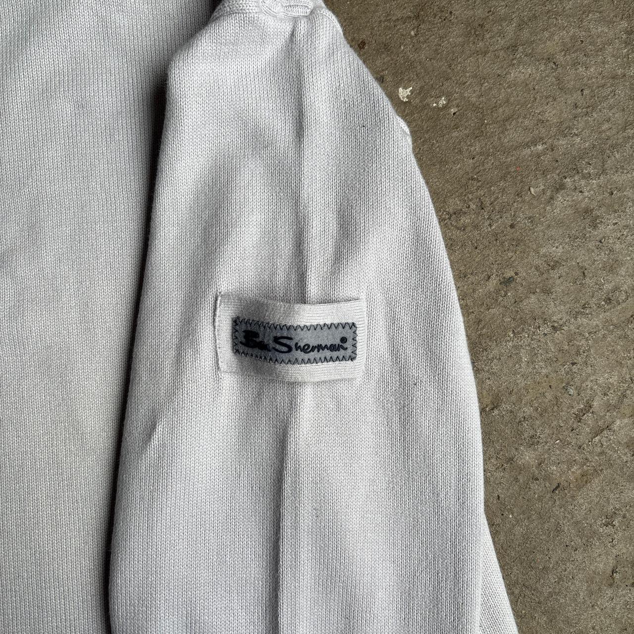 Grey Ben Sherman Y2K Crewneck Sweater - L