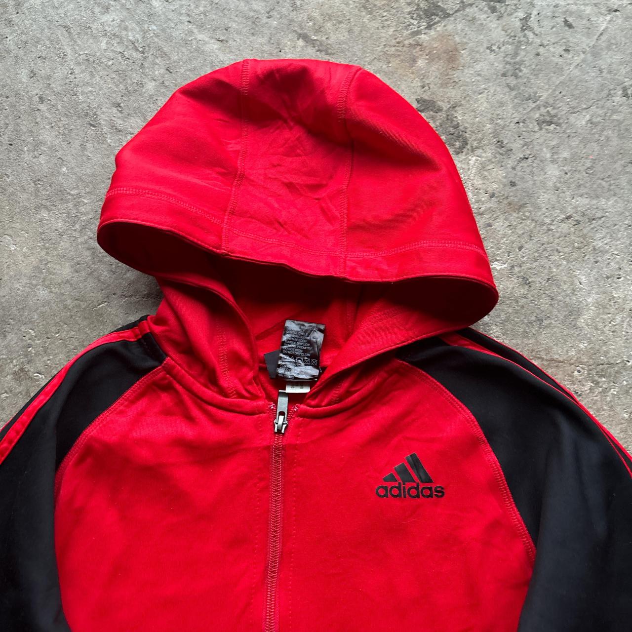 Black and red Adidas climawarm hoody