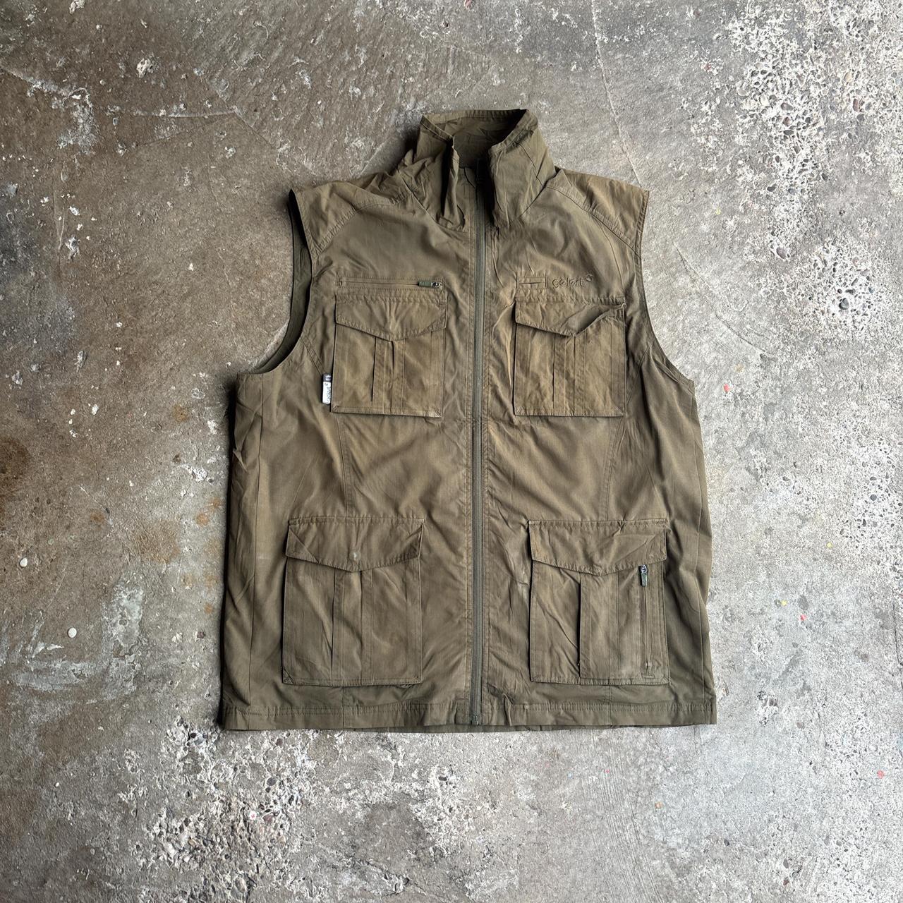 Khaki Green Gelert Technical Vest Jacket - XL