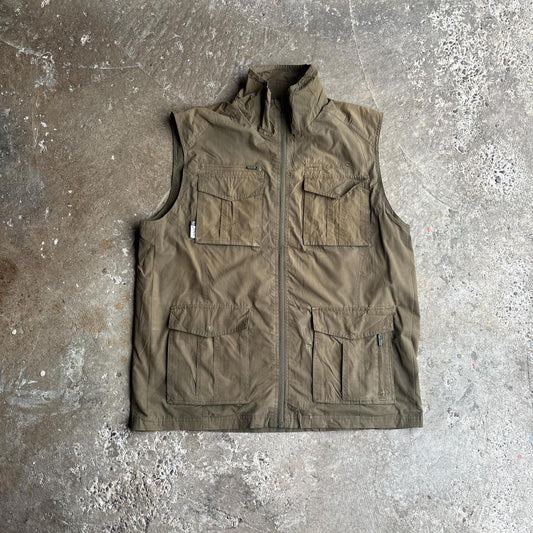 Khaki Green Gelert Technical Vest Jacket - XL