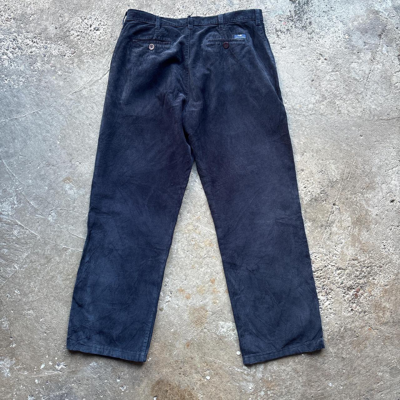 Navy Corduroy Trousers - W36