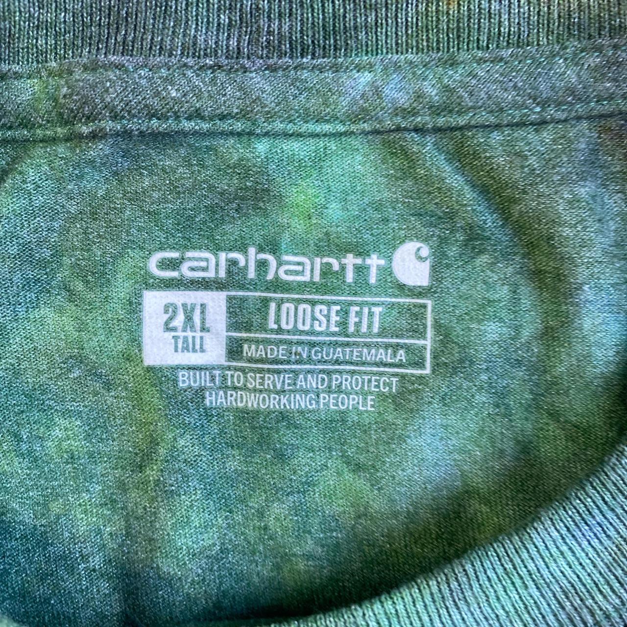Green Tie Dye Carhartt Graphic - 2XL