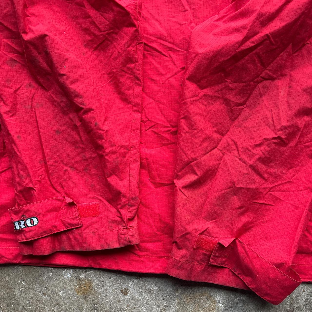 Red Umbro windbreaker track jacket