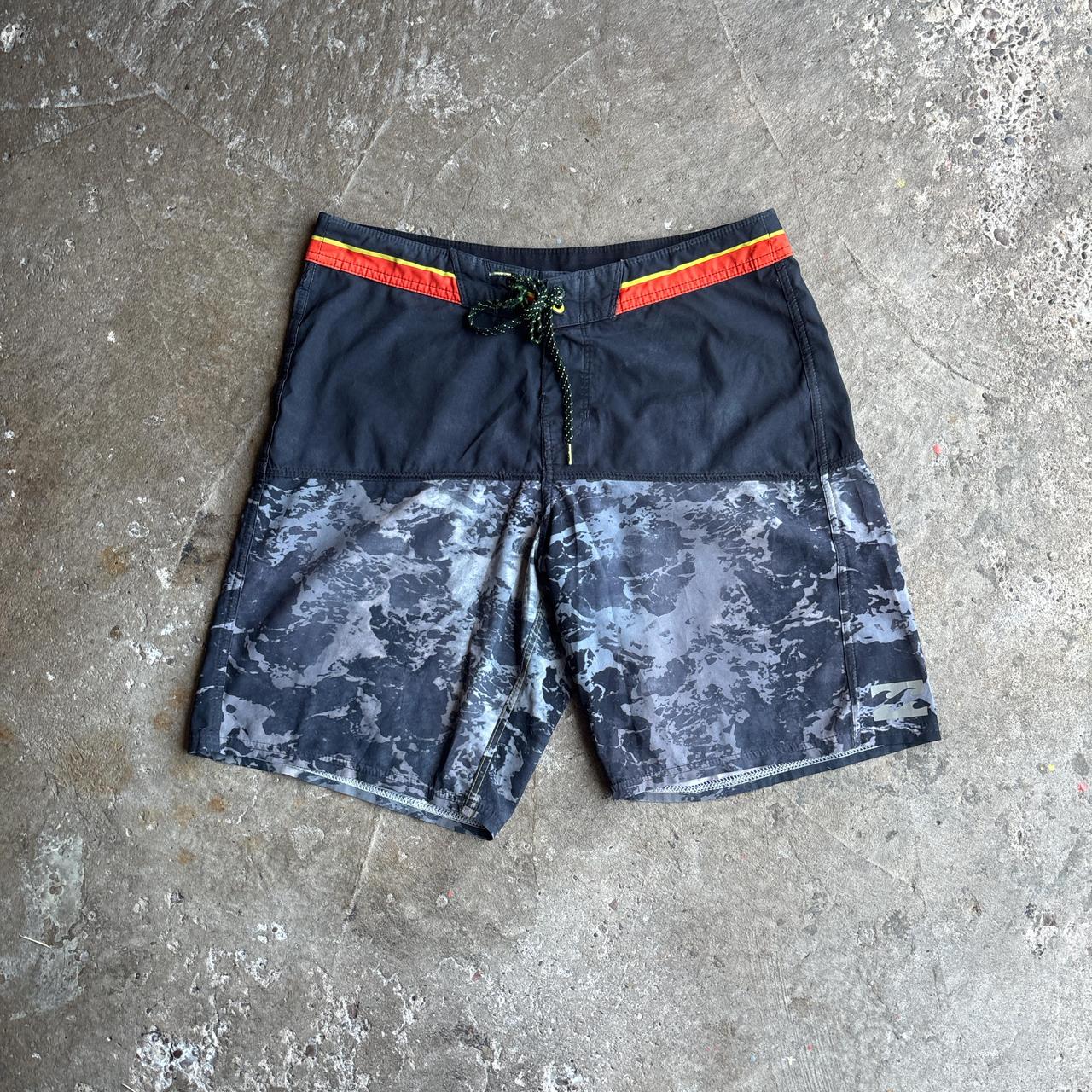 Black & Grey Graphic Billabong Board Shorts