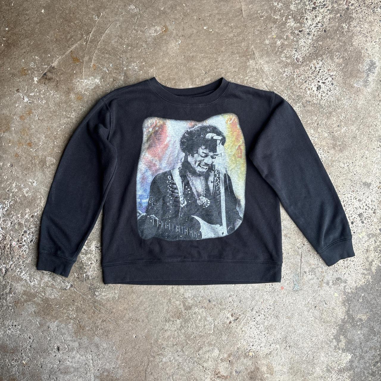 Black Jimi Hendrix Graphic Sweatshirt - M