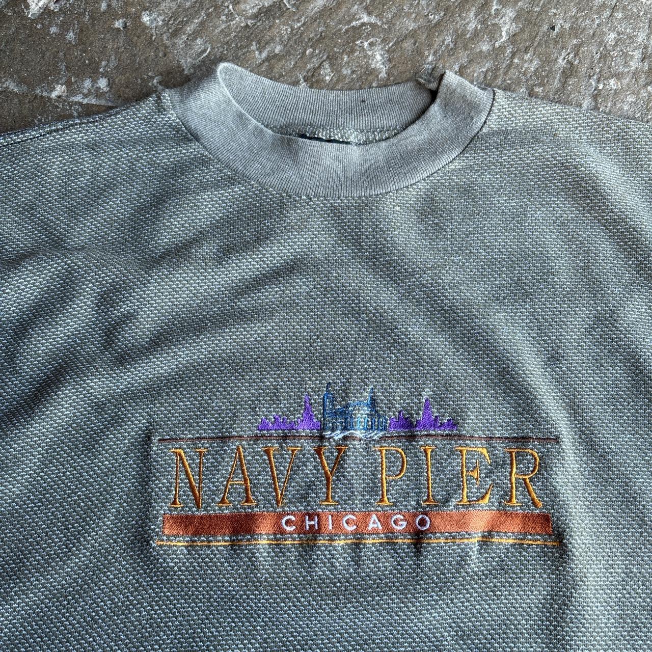 90s grey ‘Navy Pier, Chicago’ t-shirt