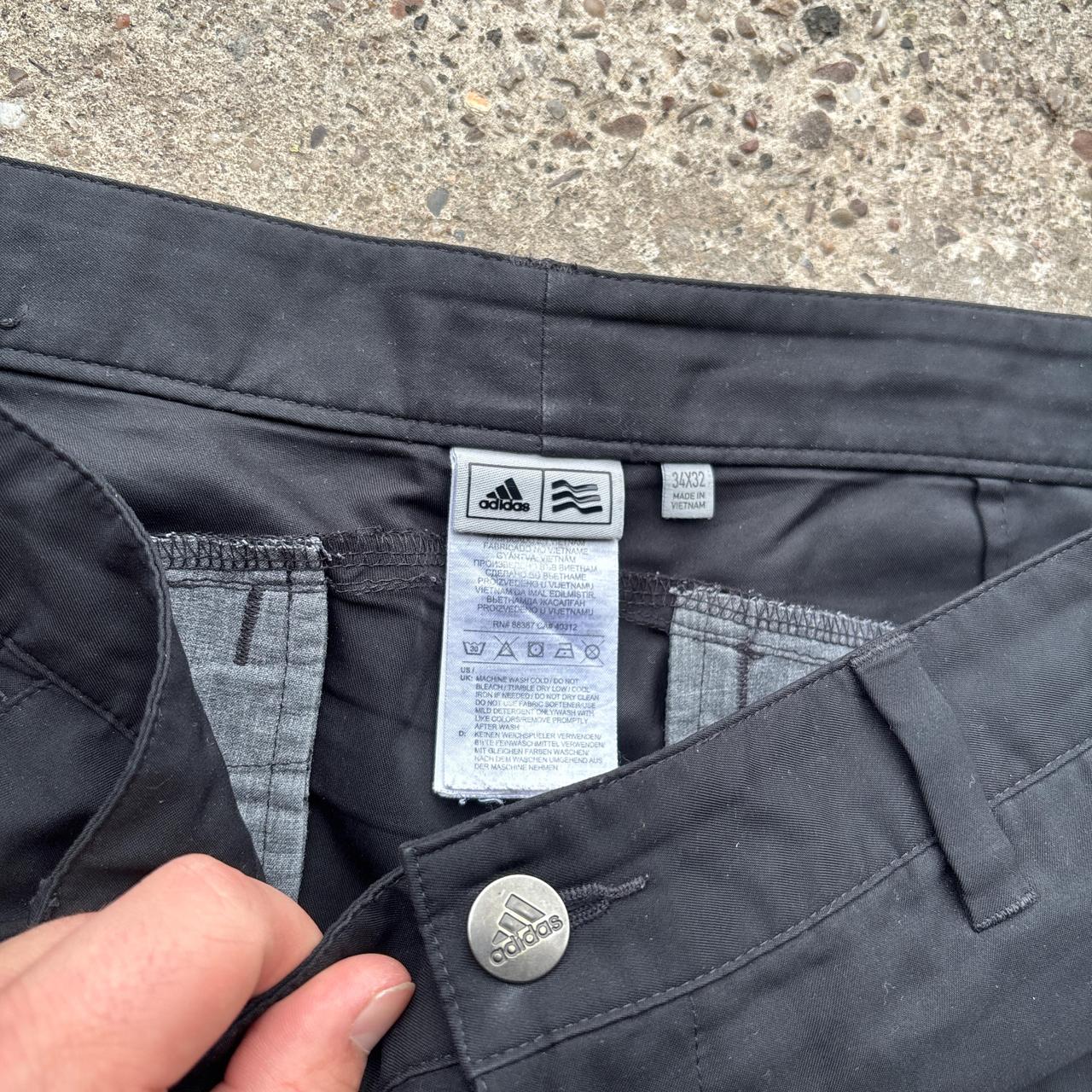 Black Adidas Golf trousers