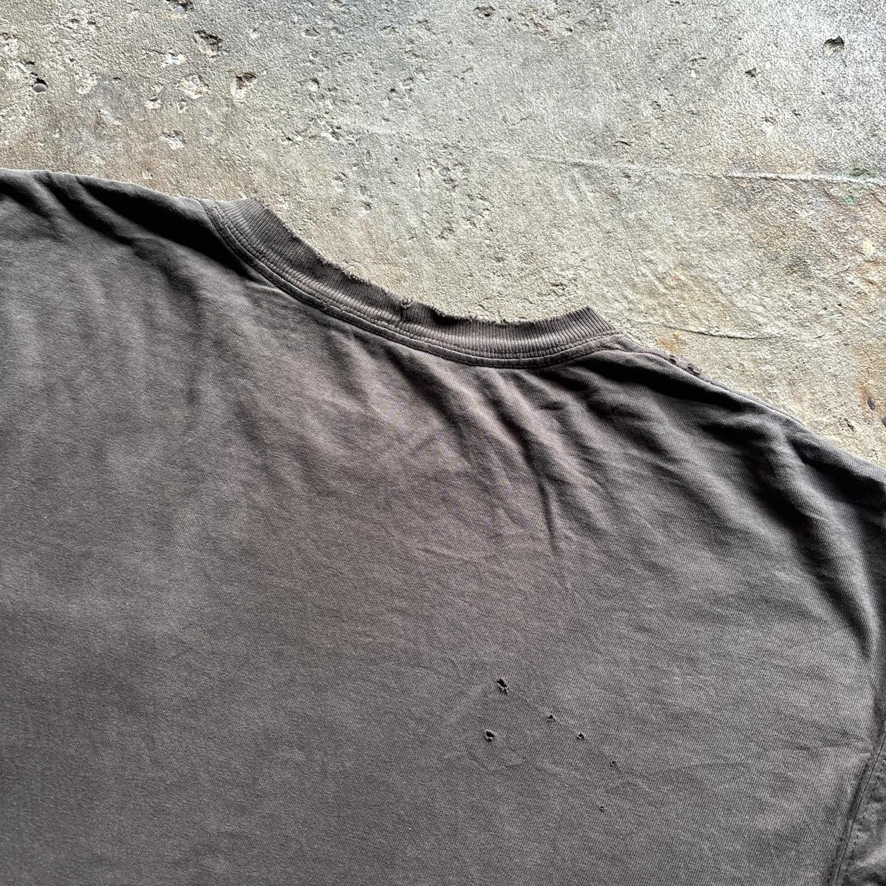 Brown Distressed Carhartt T-shirt - L