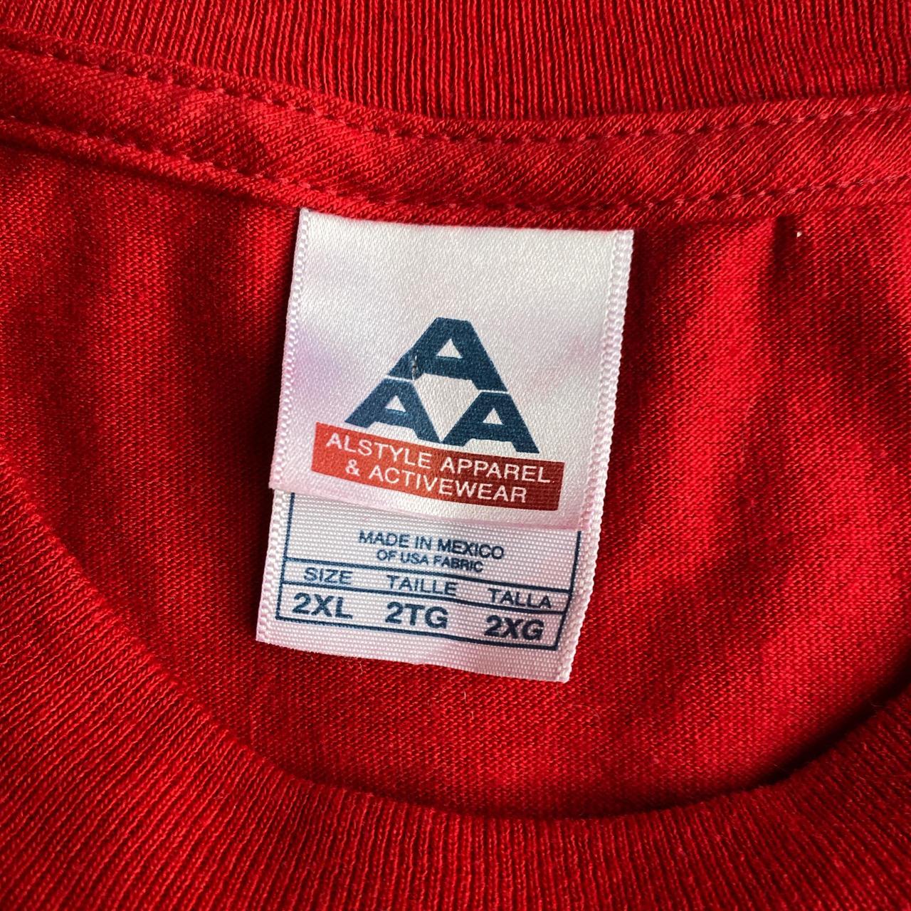 Red Graphic Bar T-Shirt - 2XL