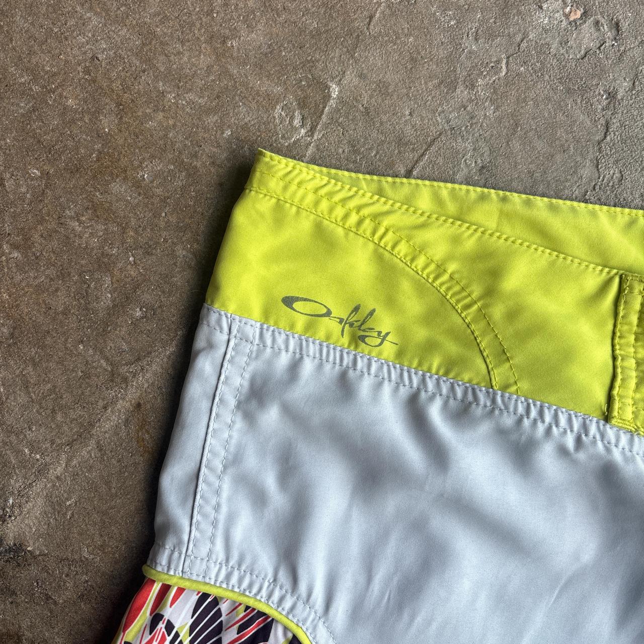 Grey & Yellow Oakley Board Shorts