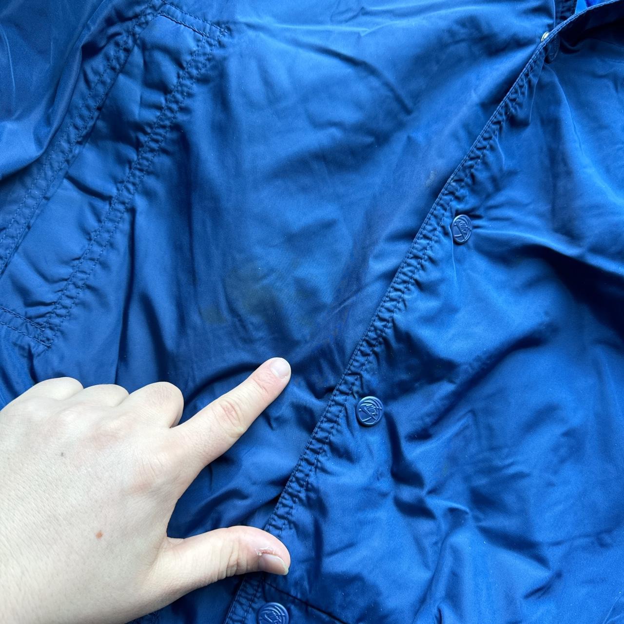 90s Navy and blue Nike Basketball hooded jacket