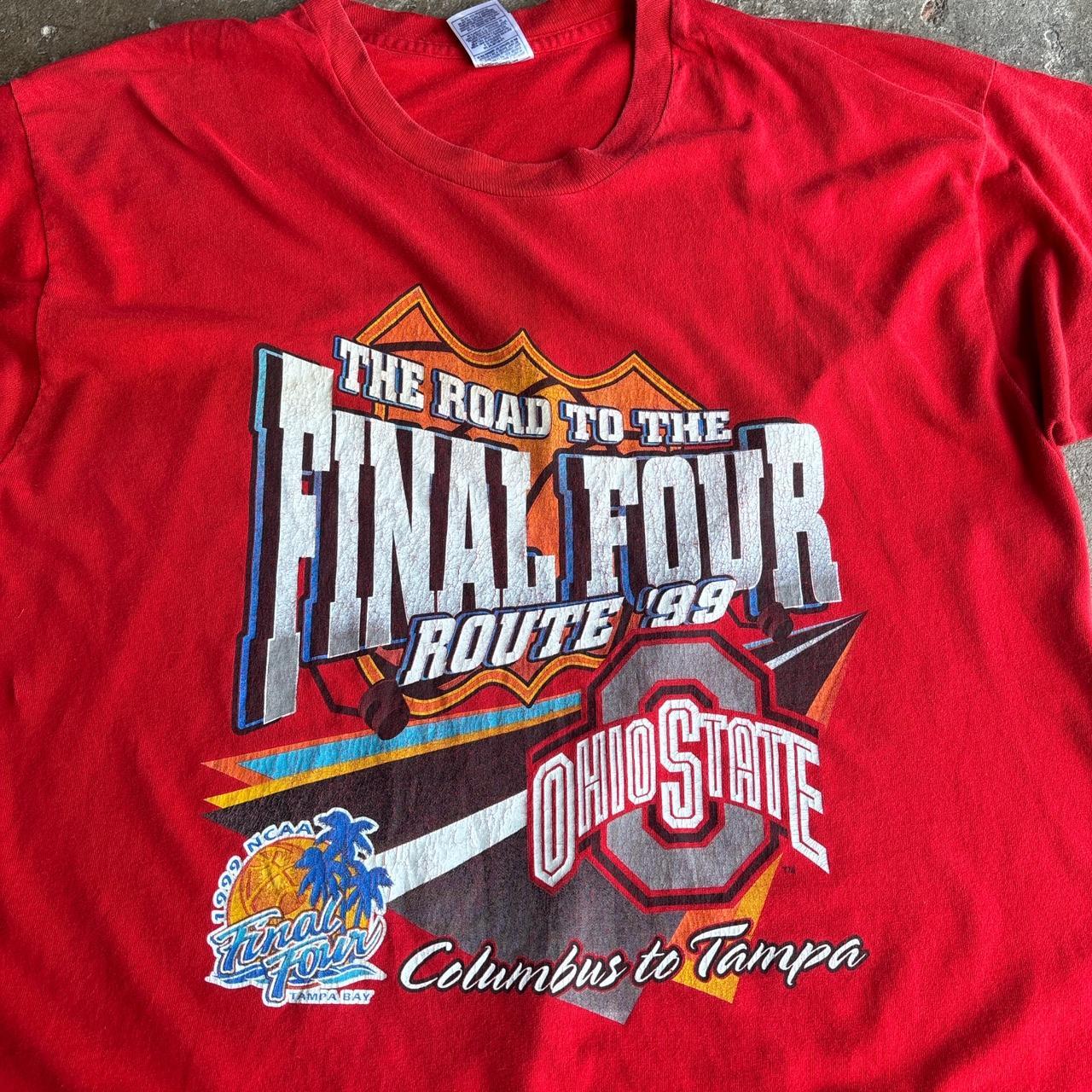Red 99’ Ohio State ‘Final Four’ single stitch tee