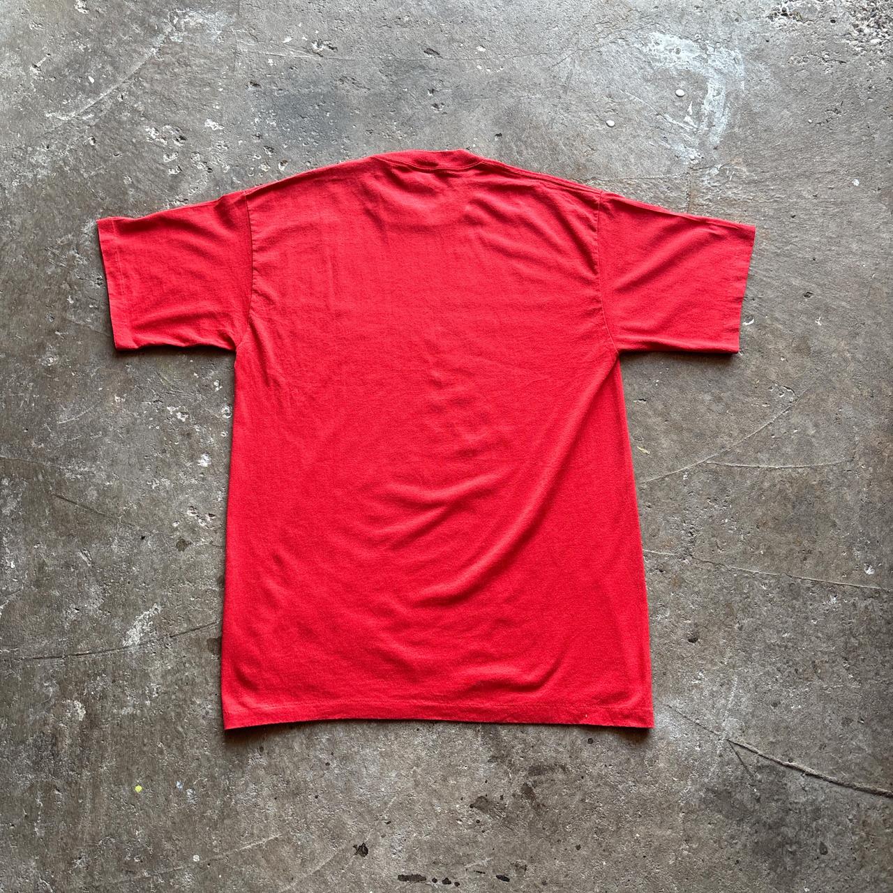 Vintage Red ‘Mayor’ Graphic Single Stitch T-Shirt