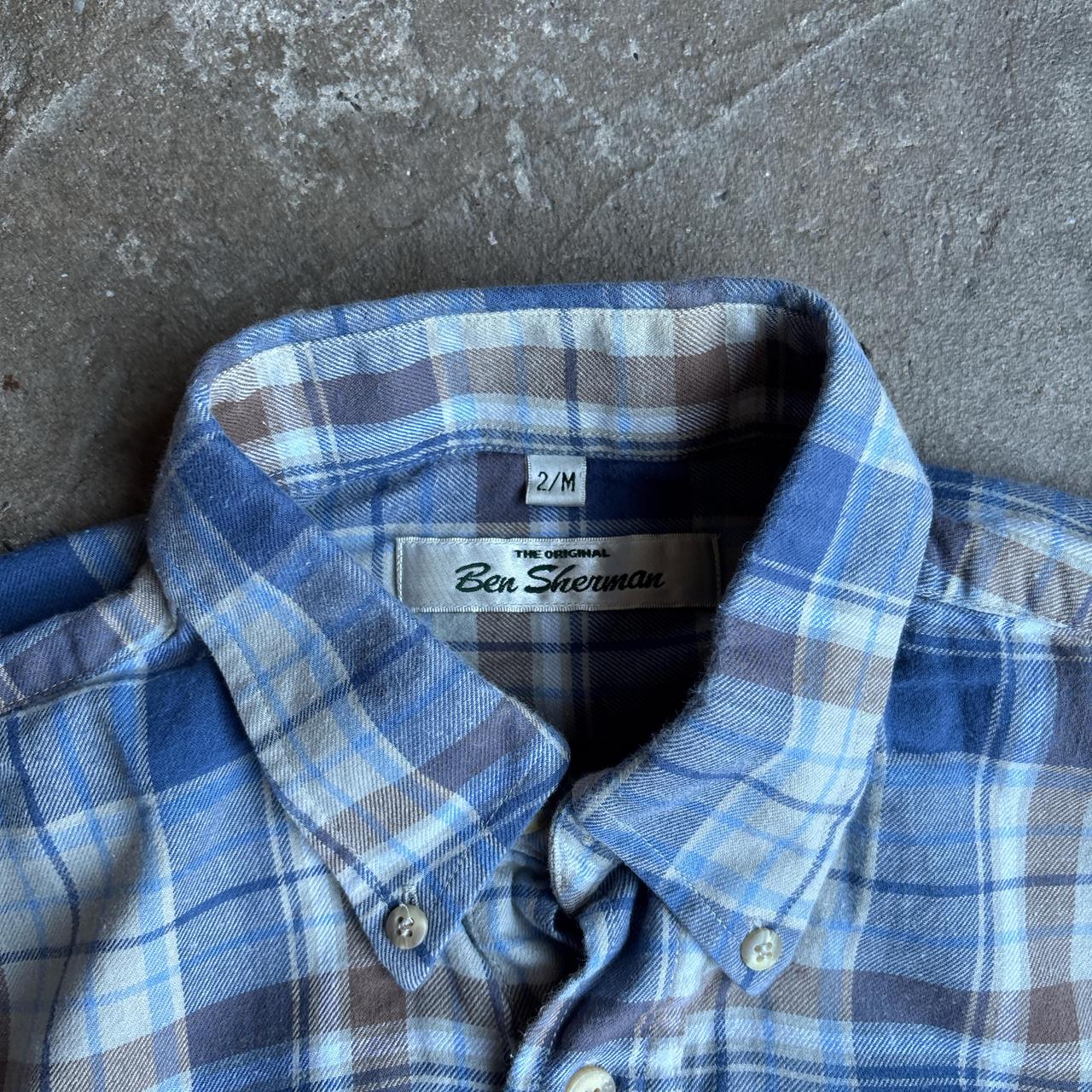 Ben Sherman Blue Checkered Shirt